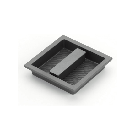Modo Square Recessed Pull - Gun Metal
