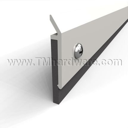 Zero #139-MS Meeting Stile, Aluminum with .188" Sponge Neoprene Seal