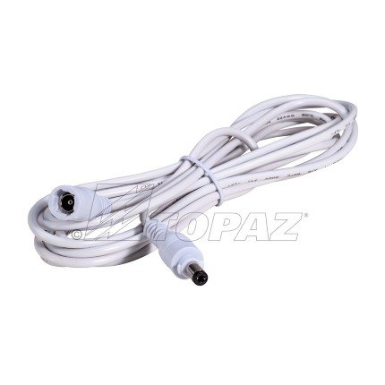 Topaz RDL-LVCABLE Extension Cable for use with RDL, Single CCT, Round Trim, 6 Feet