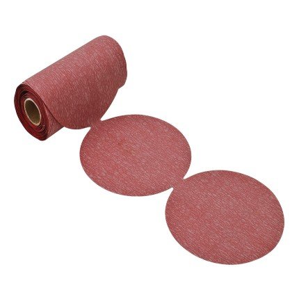 Hafele Premier Red Abrasive Disc, PSA 6", Aluminum Oxide, No Holes, Grit 100, Pack of 100