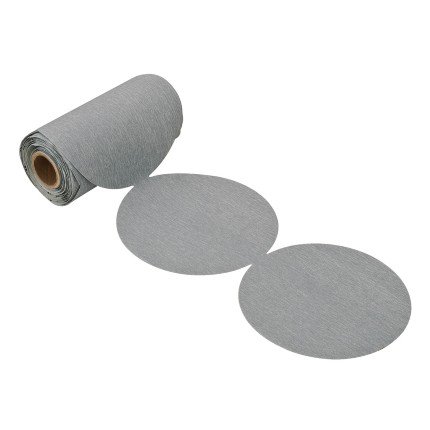 Hafele Abrasive Disc Roll, PSA, 5", Silicone Carbide, No Holes, Grit 100, Pack of 100