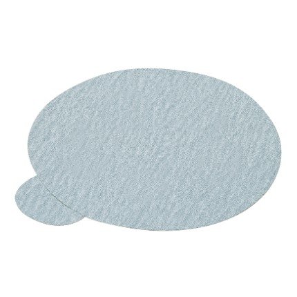 Hafele Abrasive Disc, Tabbed, PSA, 5", Silicone Carbide, No Holes, Grit 100, Pack of 100