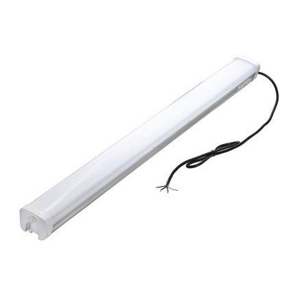 Topaz F-VT4/50W/EM-86 LED Vapor Tight Light, 50W, 4000K CCT with Battery Backup