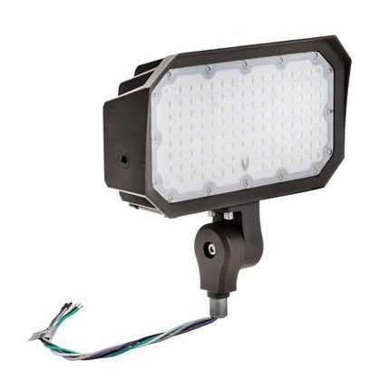 Topaz F-FL/90/40K/BZ-87 LED Medium Power Flood Light, 90W, 4000K CCT, Knuckle Mount
