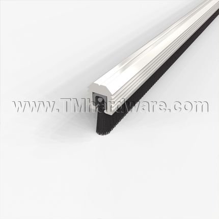 Pemko #5041 Door Sweep, Mortised Aluminum with .406" Nylon or Soft Brush