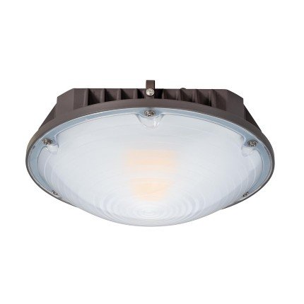 Topaz CPR-60WPCTS LED Round Canopy, Power & CCT Selectable, Bronze  finish