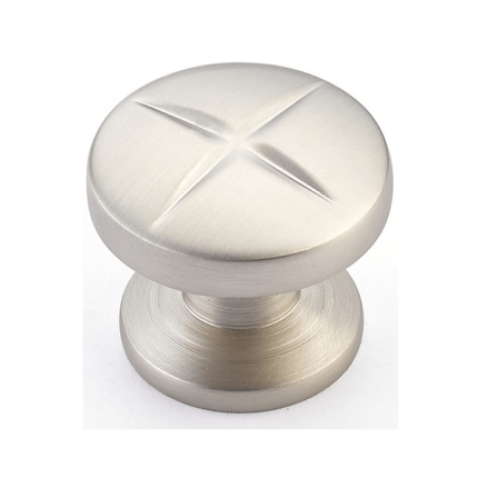 Northport Round Cabinet Knob - Satin Nickel