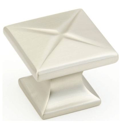 Northport Square Knob - Satin Nickel