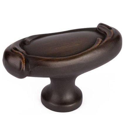 French Farm Oval Knob - Ancient Bronze