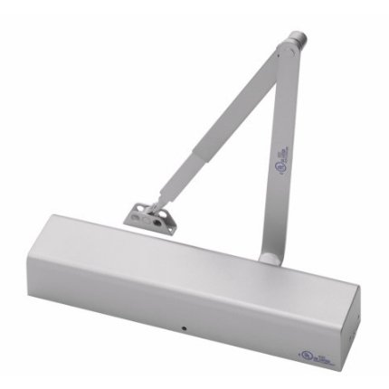 Accentra 2701 Architectural Door Closer, Non-Hold Open, Tri-Packed, Multi-Sized Adjustable, Aluminum Painted (US28) Finish