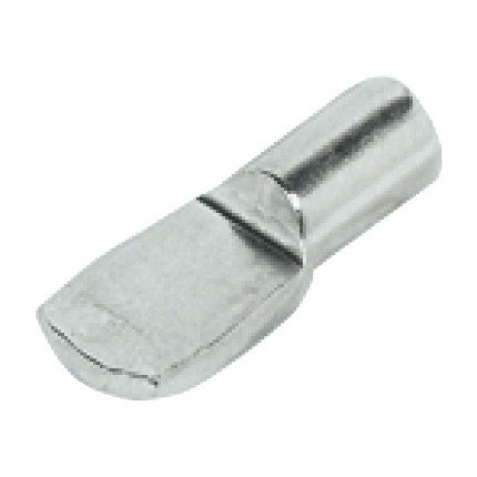 Hafele Shelf Support, For 13/64" (5 Mm) Diameter Hole, Steel, Nickel Plated