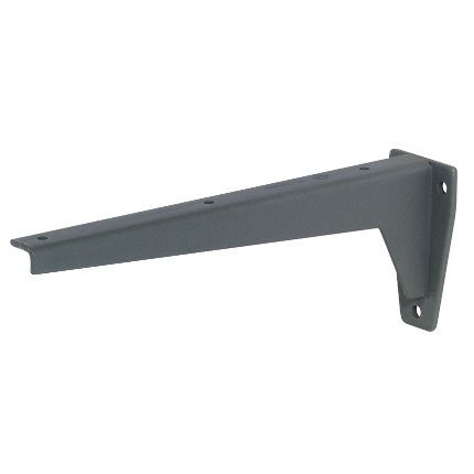 Work Surface Brackets, Hebgo, 18-57/64" X 2-9/16" X 5-1/8", 150 Kg, Steel, Gray Primed