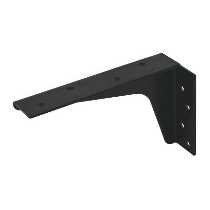 Hafele Work Surface Brackets, Rigid, 24" x 24" (610mm x 610mm), Steel, Black