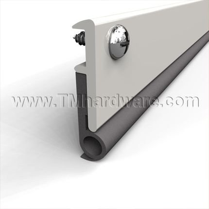Zero #326DG Door Gasket, Aluminum or Bronze with Neoprene Bulb and Finger Seal
