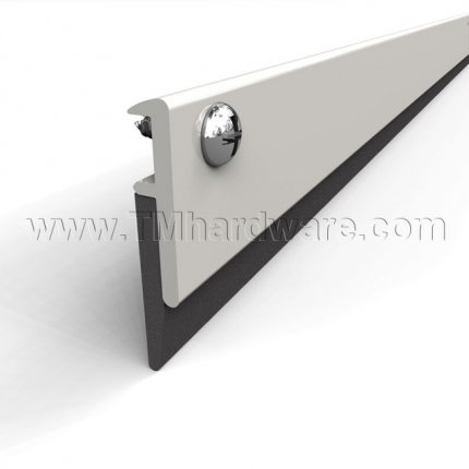 Zero #329 Door Bottom, Aluminum or Bronze Casing with .440" Neoprene Seal