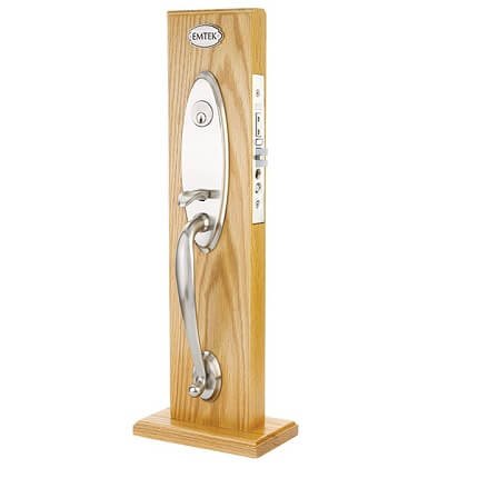 Emtek 3302 Memphis Brass Mortise Entry Set