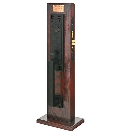 Emtek 3308 Craftsman Brass Mortise Entry Set