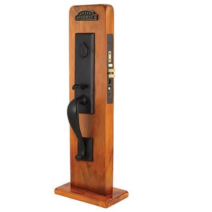 Emtek 3325 Rectangular Monolithic Mortise Entry Set