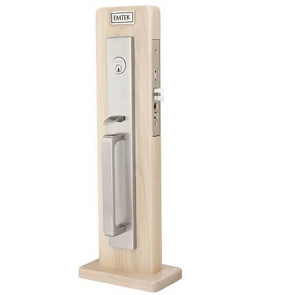 Emtek 3348 Lugano Brass Mortise Entry Set