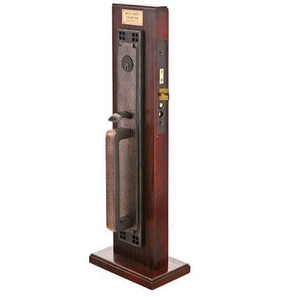 Emtek 3349 Craftsman Full Length Brass Mortise Entry Set