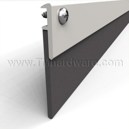 Zero #339W Door Bottom, Aluminum or Bronze Casing with 1.5" Neoprene Seal