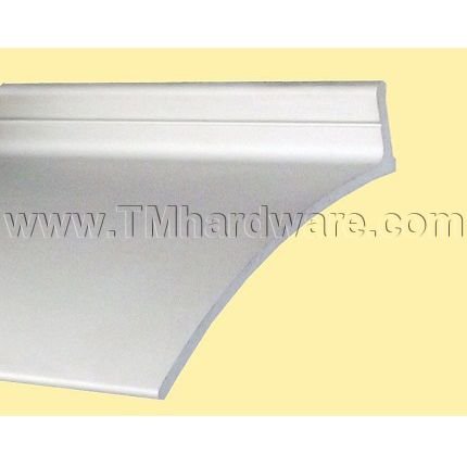 Pemko #346 Aluminum Rain Drip for Top and Bottom of Doors - Wide, 40" Length, Clear Anodized Aluminum Finish