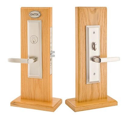 Emtek 3506 Manhattan Knob by Knob, Lever by Lever Mortise Entry Set