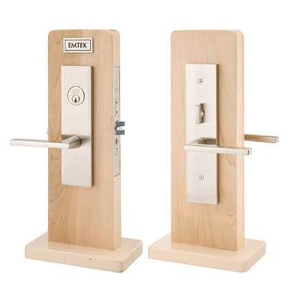 Emtek 3545 Mormont Knob by Knob, Lever by Lever Mortise Entry Set