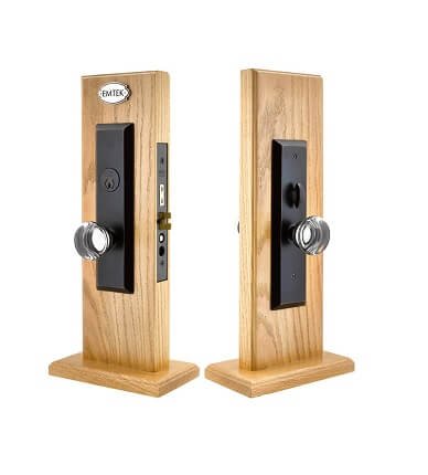 Emtek 3551 Harrison Knob by Knob, Lever by Lever Mortise Entry Set