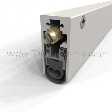 Zero #368, Automatic Door Bottom, Heavy Duty Semi-Mortised, Double Neoprene, .562" Drop