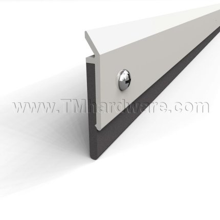 Legacy #793 Door Sweep, Aluminum Casing with .5" Neoprene Seal