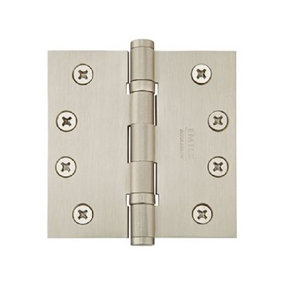 Emtek steel hinge in Satin Nickel