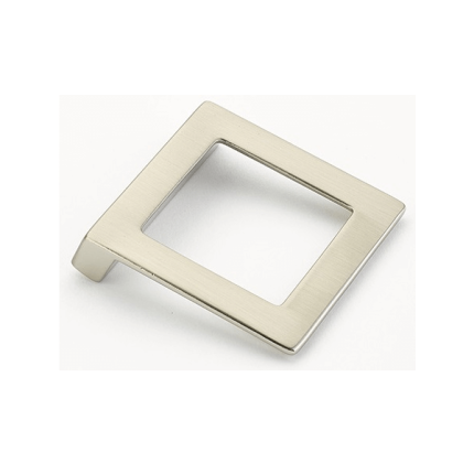 Finestrino Angled Cabinet Pull - Satin Nickel