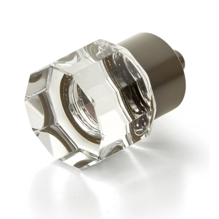 City Lights Multisided Glass Cabinet Knob - Oil Rubbed Bronze