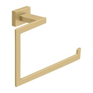 Deltana 55D Bath Series, Towel Ring Satin Brass (US4) Finished