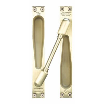 Securitron CEPT Concealed Electrical Power Transfer, 10 Wire, Satin Brass Finish
