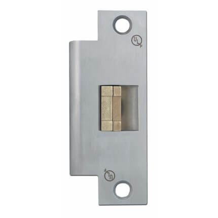 Securitron UNL UnLatch Strike For Cylindrical Locks, 12 Volts, Satin Chrome Finish