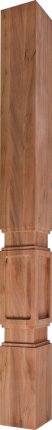 Hafele Vanity Wood Post, Lafayette Collection, 34-1/2" X 3" X 3" (H X W X D), Cherry finish