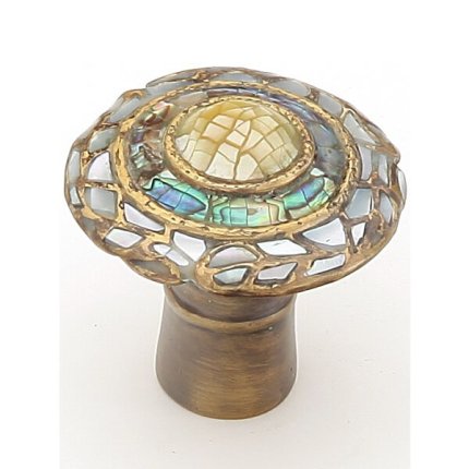 Fair Isle cabinet Knob - Aged Dover