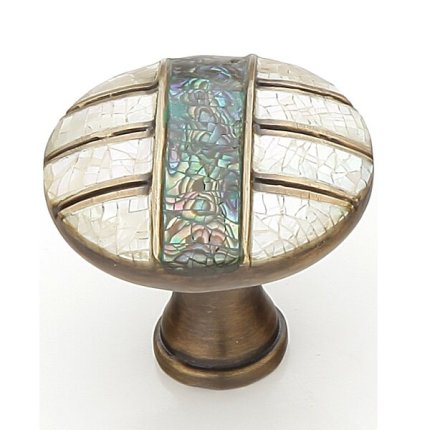 Fair Isle cabinet Knob - Aged Dover