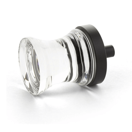City Lights Concave Glass Knob - Oil Rubbed Bronze