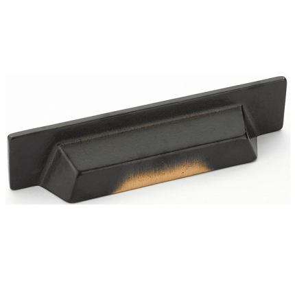 Vinci Cabinet Cup Pull - Antique Bronze