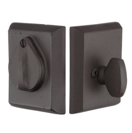EM 8465 #3 Sandcast Bronze Deadbolt with Flap