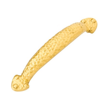 Emtek 86046 Hammered Pull- Satin Brass