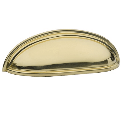 Emtek 86123 Cup Pull- Polished Brass