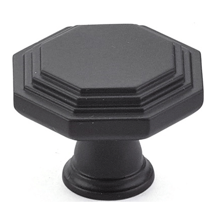Emtek 86465 Midvale Knob- Flat Black