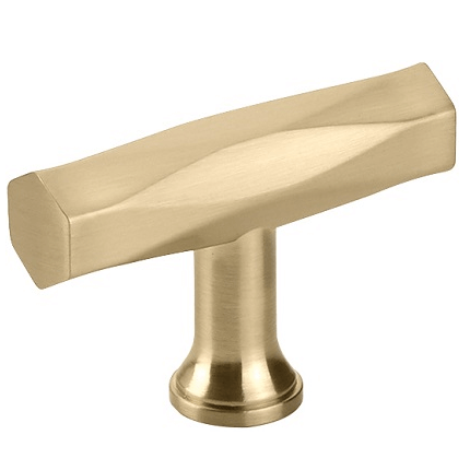 Emtek 86729 Tribeca T-Knob- Satin Brass