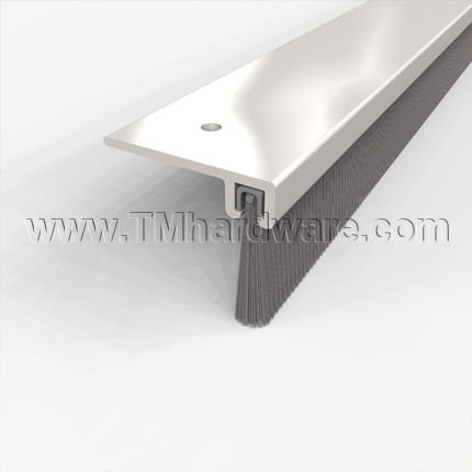 Pemko #90062 Door Sweep, Aluminum with .625" Nylon Brush