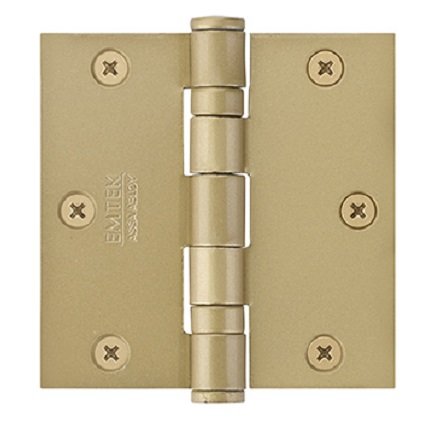 Emtek 3.5 Ball Bearing Hinge in Satin Brass