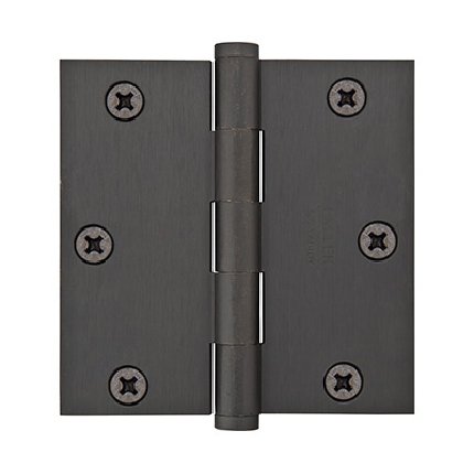 Emtek 96213 Solid Brass Hinge, 3.5" x 3.5", Oil Rubbed Bronze US10B